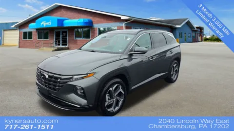 Gray 2022 Hyundai Tucson Hybrid Limited for sale in Chambersburg, PA