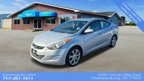Silver 2012 Hyundai Elantra Limited for sale in Chambersburg, PA