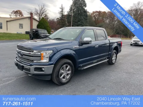 Blue 2019 Ford F-150 Lariat for sale in Chambersburg, PA