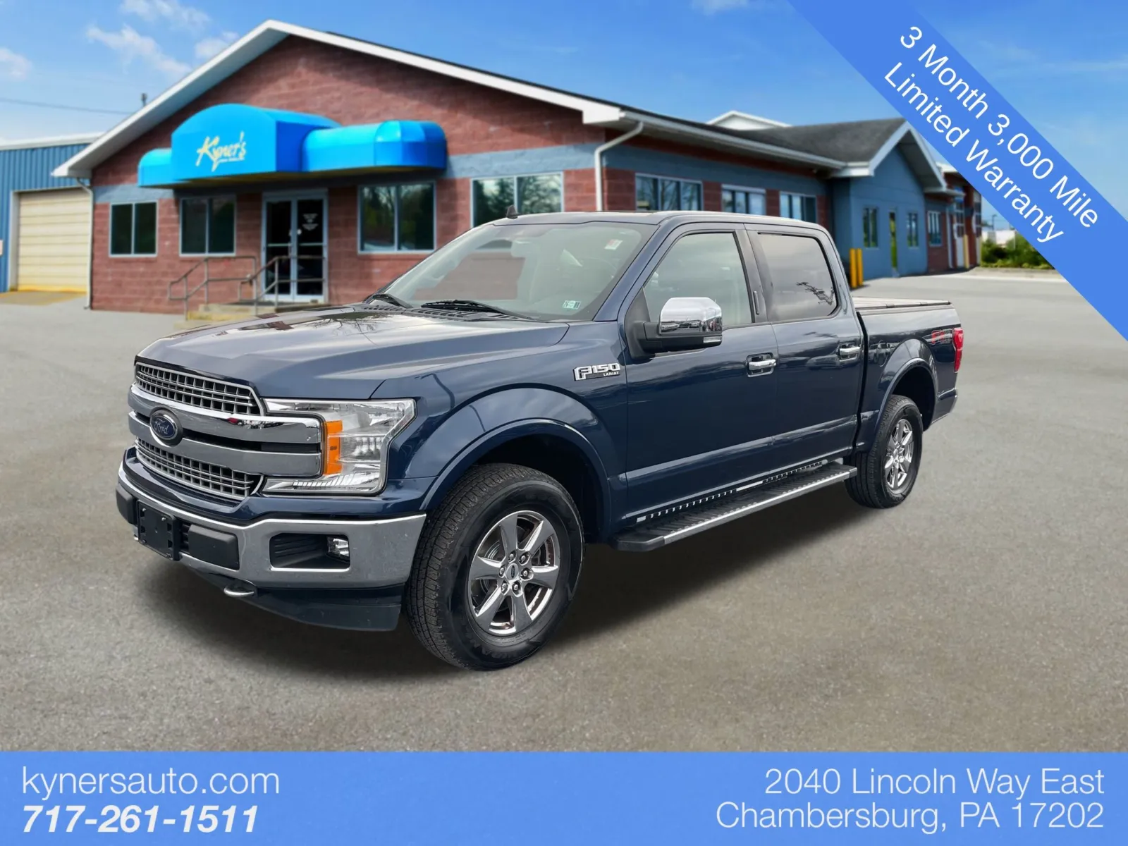 Blue 2019 Ford F-150 Lariat for sale in Chambersburg, PA