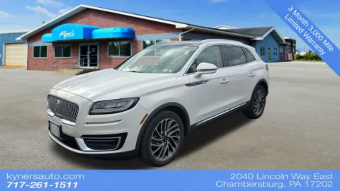 White 2019 Lincoln Nautilus Reserve for sale in Chambersburg, PA