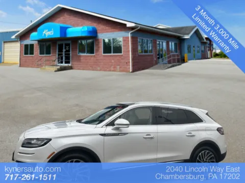 White 2019 Lincoln Nautilus Reserve for sale in Chambersburg, PA