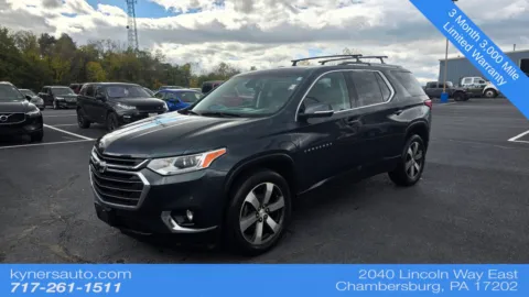 Gray 2018 Chevrolet Traverse 3LT for sale in Chambersburg, PA