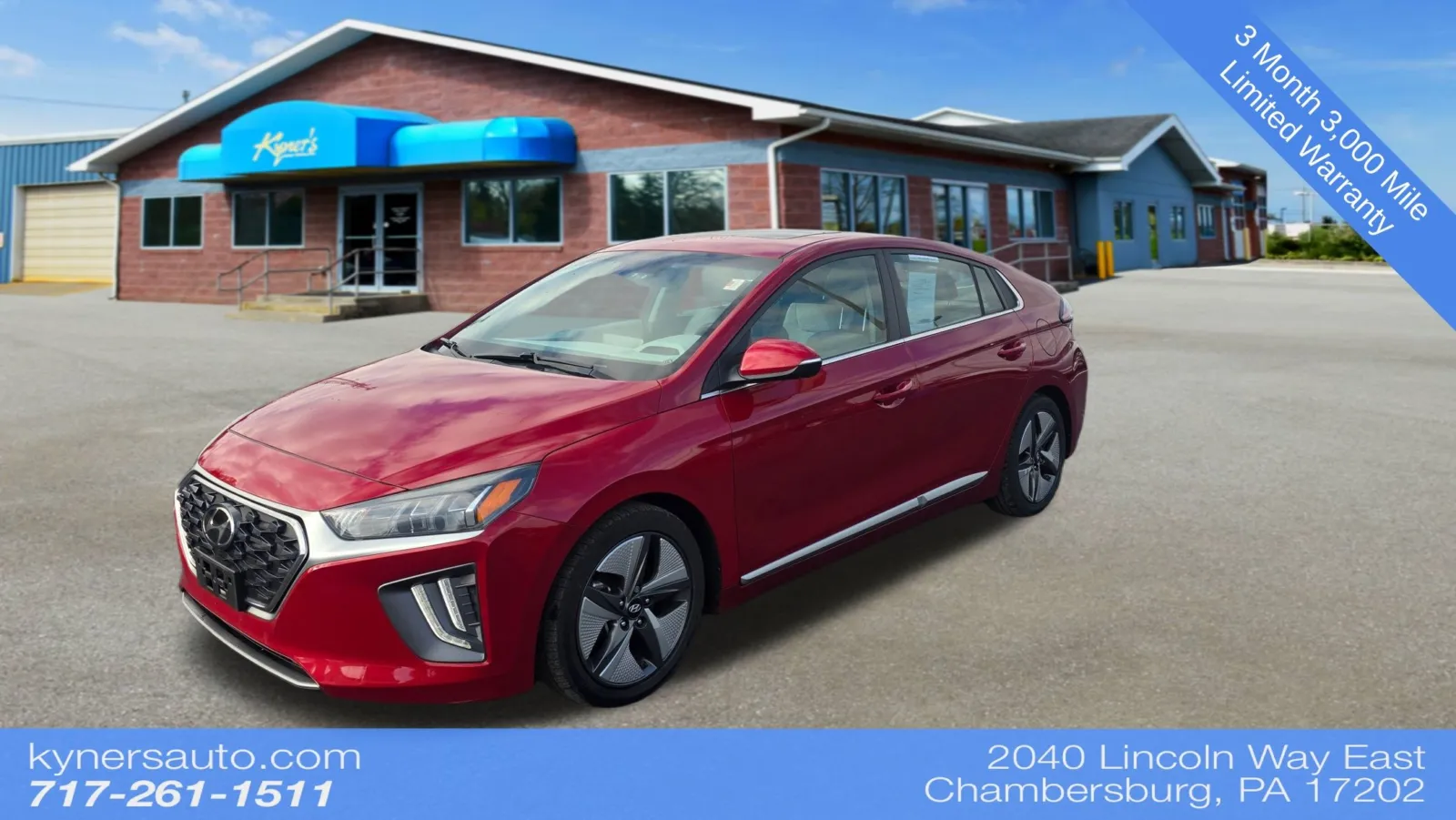 Red 2020 Hyundai Ioniq Hybrid SEL for sale in Chambersburg, PA