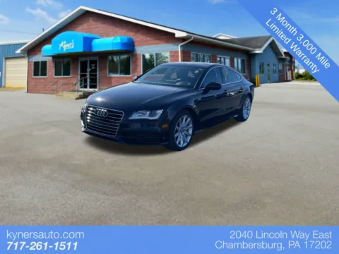 Black 2014 Audi A7 3.0T Premium Plus for sale in Chambersburg, PA