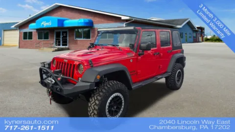 Red 2017 Jeep Wrangler Unlimited Sport for sale in Chambersburg, PA