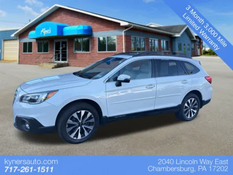 White 2016 Subaru Outback 2.5i for sale in Chambersburg, PA