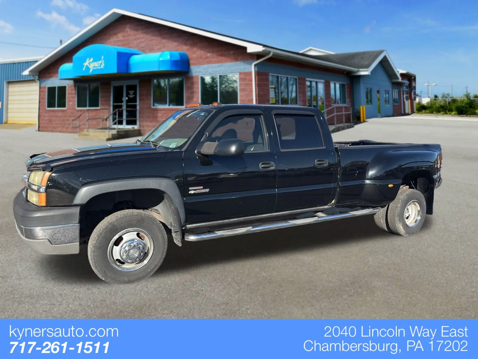 Black 2004 Chevrolet Silverado 3500 LT for sale in Chambersburg, PA