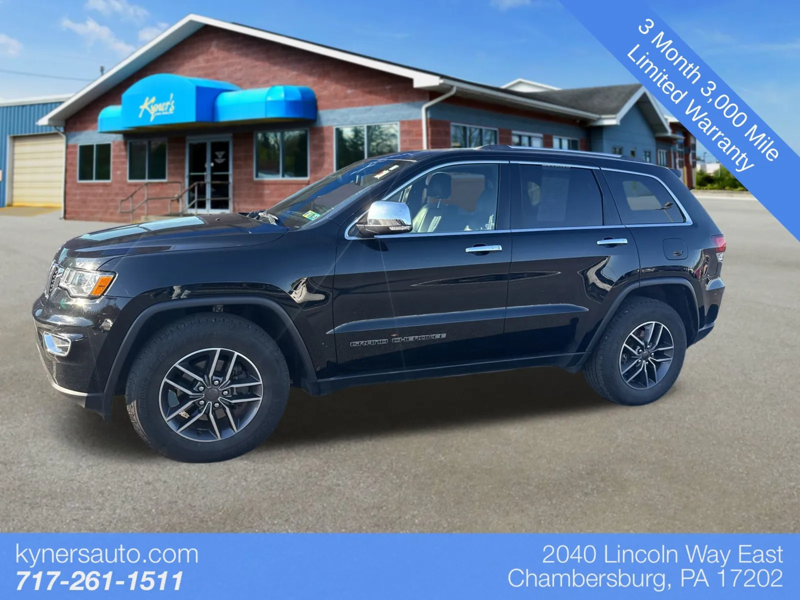 Black 2020 Jeep Grand Cherokee Limited for sale in Chambersburg, PA