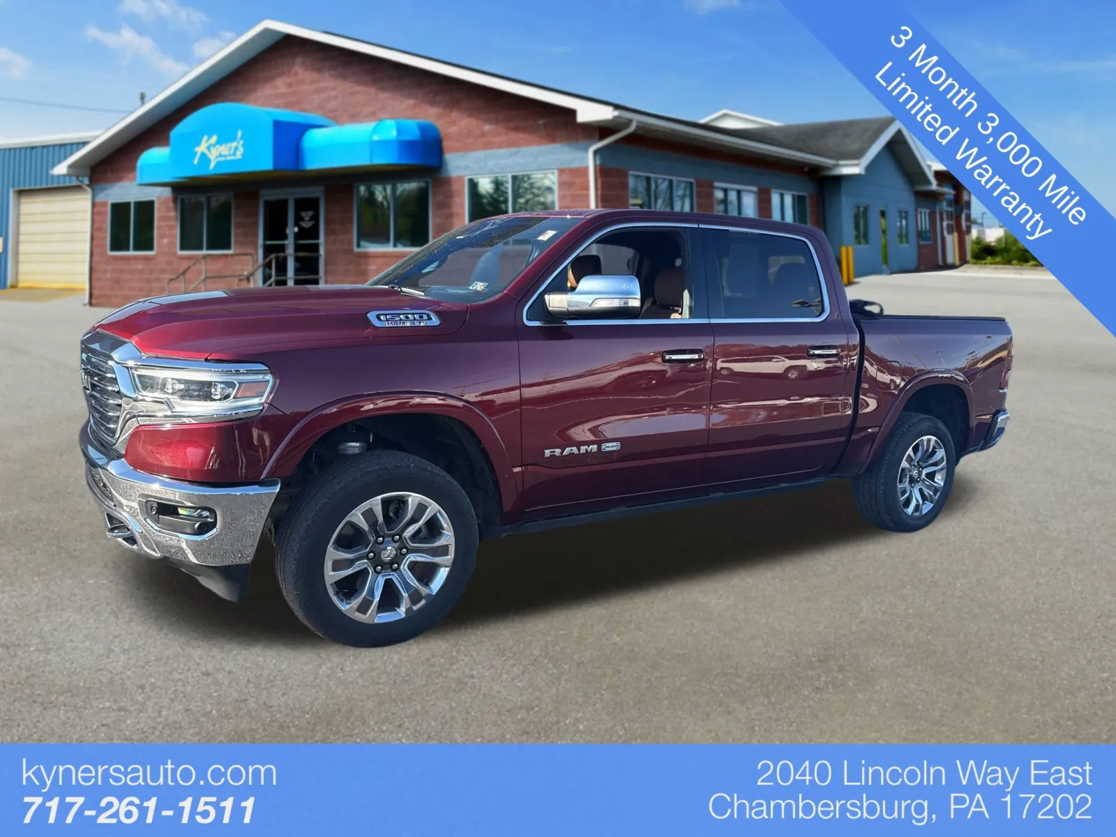 Red 2022 Ram 1500 Laramie Longhorn for sale in Chambersburg, PA