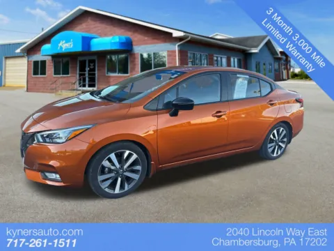 Orange 2021 Nissan Versa 1.6 SR for sale in Chambersburg, PA