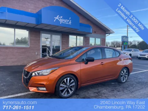 Orange 2021 Nissan Versa 1.6 SR for sale in Chambersburg, PA