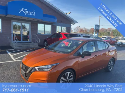 Orange 2021 Nissan Versa 1.6 SR for sale in Chambersburg, PA