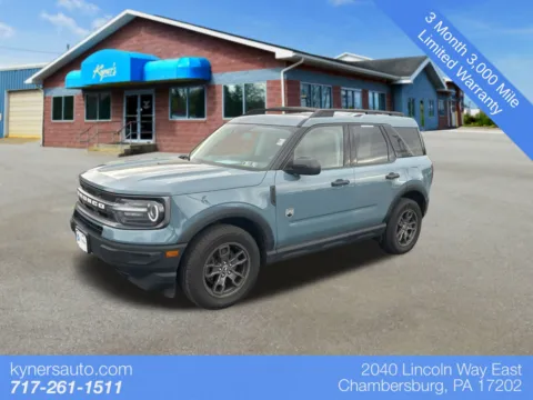 Blue 2022 Ford Bronco Sport Big Bend for sale in Chambersburg, PA