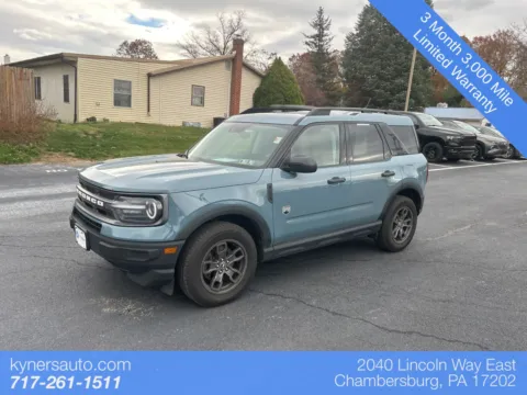 Blue 2022 Ford Bronco Sport Big Bend for sale in Chambersburg, PA