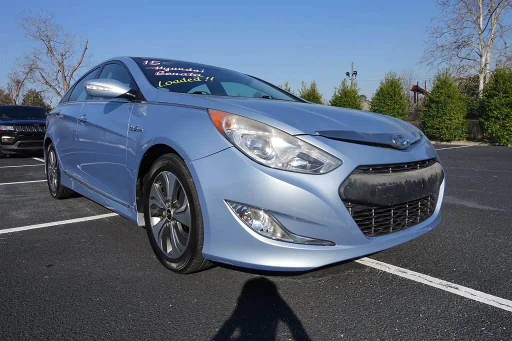 Blue 2015 Hyundai Sonata Hybrid Limited for sale in Statesboro, GA
