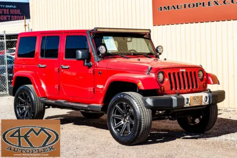 Red 2012 Jeep Wrangler Unlimited Sahara for sale in Abilene, TX