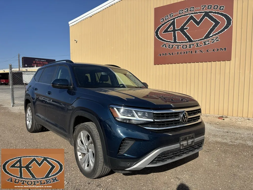 Black 2023 Volkswagen Atlas 3.6L V6 SE w/Technology for sale in Abilene, TX