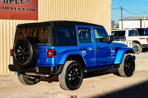 Another view of 2022 Jeep Wrangler Unlimited Sahara 4xe for sale in Abilene, TX at 4M Autoplex - Industrial Blvd