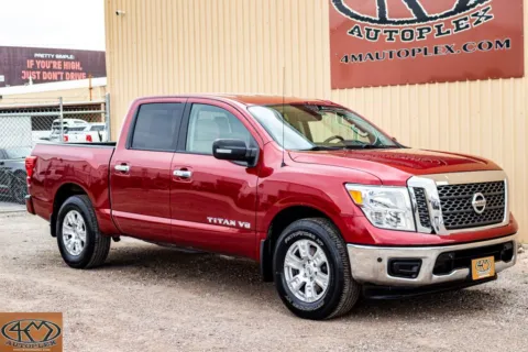 Red 2018 Nissan Titan SV for sale in Abilene, TX