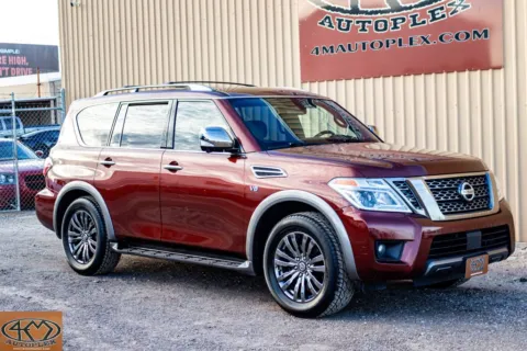 Orange 2018 Nissan Armada Platinum for sale in Abilene, TX