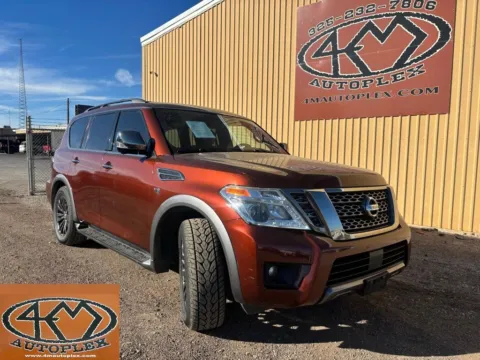 Orange 2018 Nissan Armada Platinum for sale in Abilene, TX