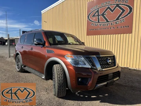 Orange 2018 Nissan Armada Platinum for sale in Abilene, TX