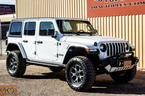 White 2018 Jeep Wrangler Unlimited Sport S for sale in Abilene, TX