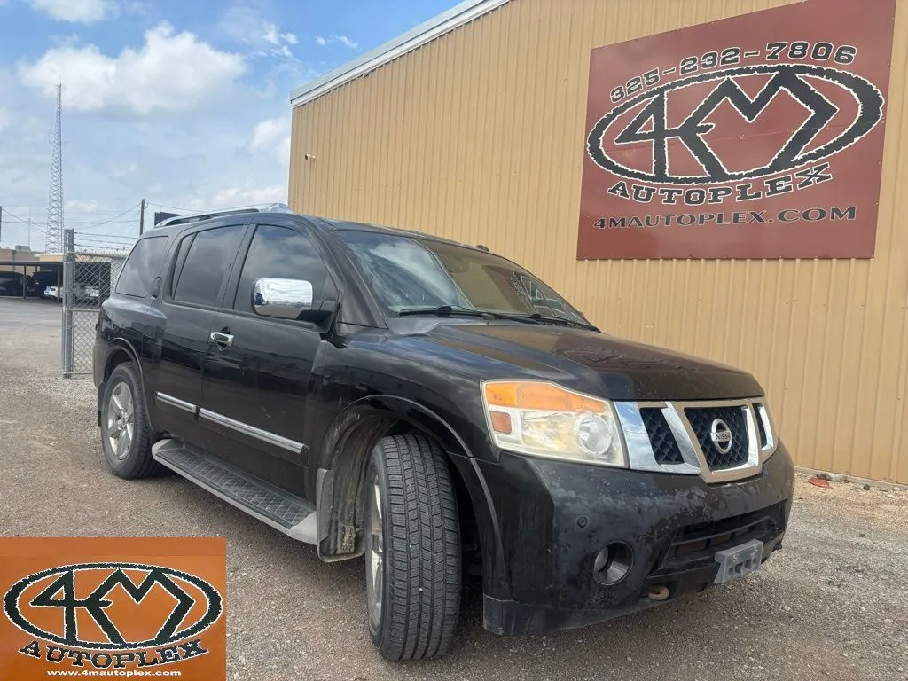 Red 2011 Nissan Armada Platinum for sale in Abilene, TX