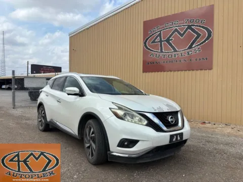 White 2015 Nissan Murano Platinum for sale in Abilene, TX