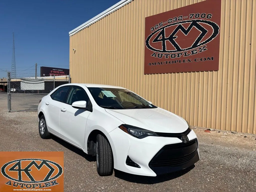 White 2017 Toyota Corolla L for sale in Abilene, TX