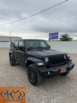 Black 2020 Jeep Wrangler Unlimited Sport for sale in Abilene, TX