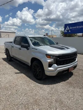 Silver 2022 Chevrolet Silverado 1500 Custom for sale in Abilene, TX