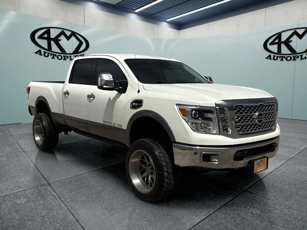 White 2017 Nissan Titan XD Platinum Reserve for sale in Abilene, TX