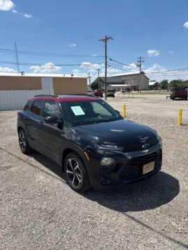 Black 2021 Chevrolet TrailBlazer RS for sale in Abilene, TX