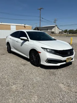 White 2020 Honda Civic LX for sale in Abilene, TX
