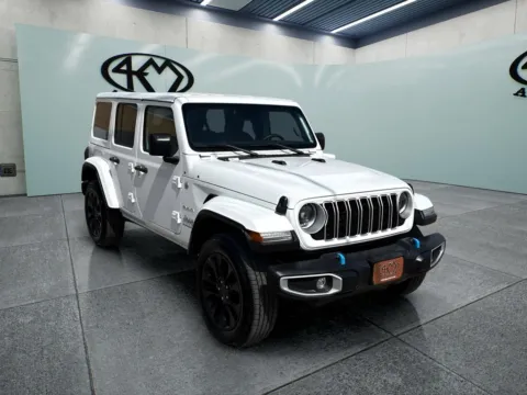 White 2024 Jeep Wrangler Sahara 4xe for sale in Abilene, TX
