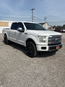 White 2015 Ford F-150 Platinum for sale in Abilene, TX