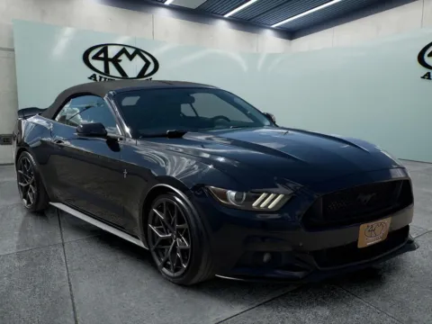 Black 2017 Ford Mustang EcoBoost Premium for sale in Abilene, TX