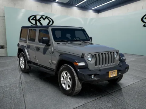 Gray 2018 Jeep Wrangler Unlimited Sport S for sale in Abilene, TX