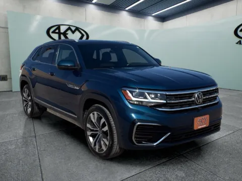 Blue 2022 Volkswagen Atlas Cross Sport 3.6L V6 SEL Premium R-Line for sale in Abilene, TX