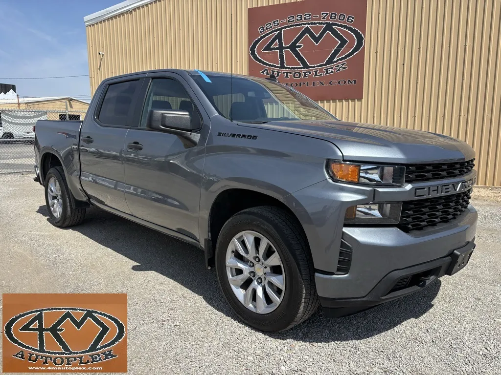 Gray 2021 Chevrolet Silverado 1500 Custom for sale in Abilene, TX