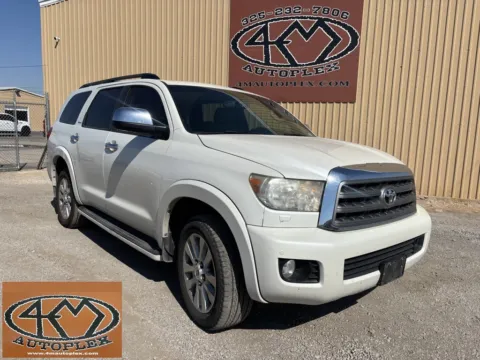 White 2015 Toyota Sequoia Platinum for sale in Abilene, TX