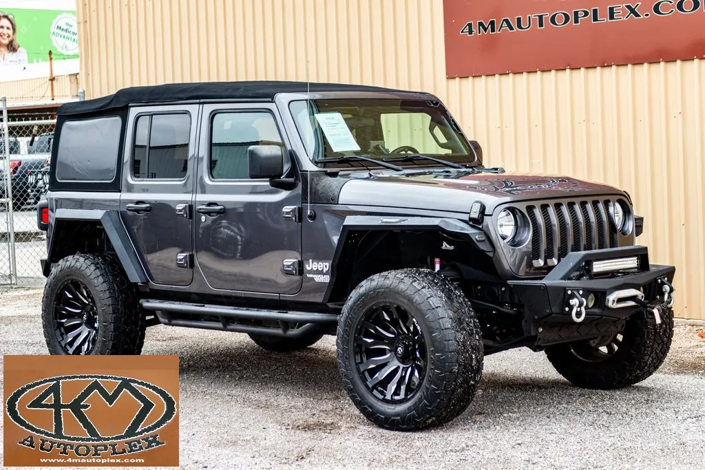 Gray 2018 Jeep Wrangler Unlimited Sport S for sale in Abilene, TX