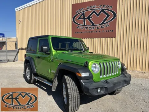 Green 2018 Jeep Wrangler Sport S for sale in Abilene, TX