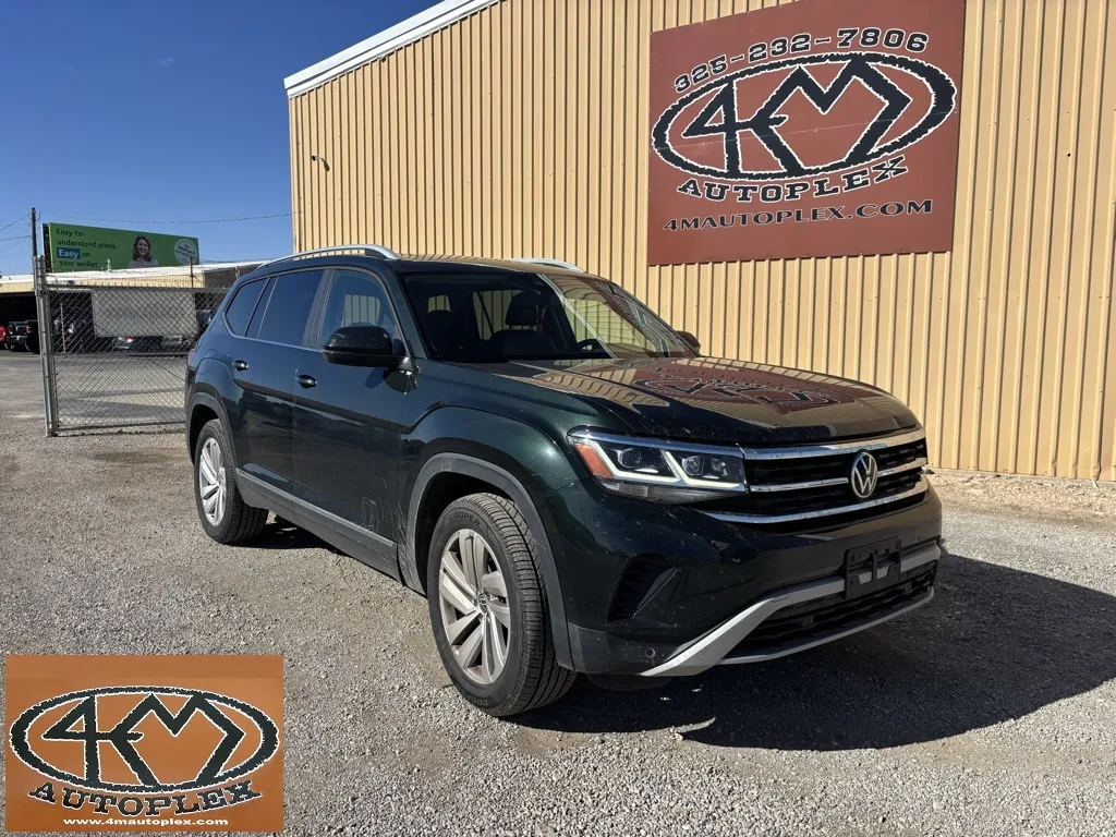 Green 2021 Volkswagen Atlas SEL for sale in Abilene, TX