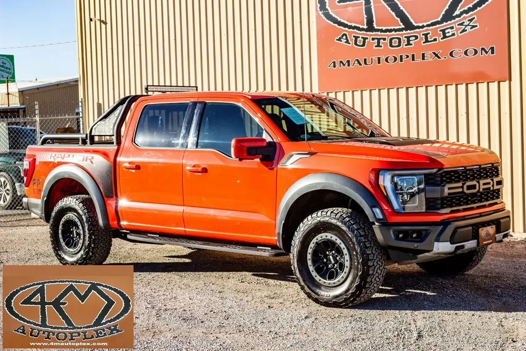 Orange 2022 Ford F-150 Raptor for sale in Abilene, TX