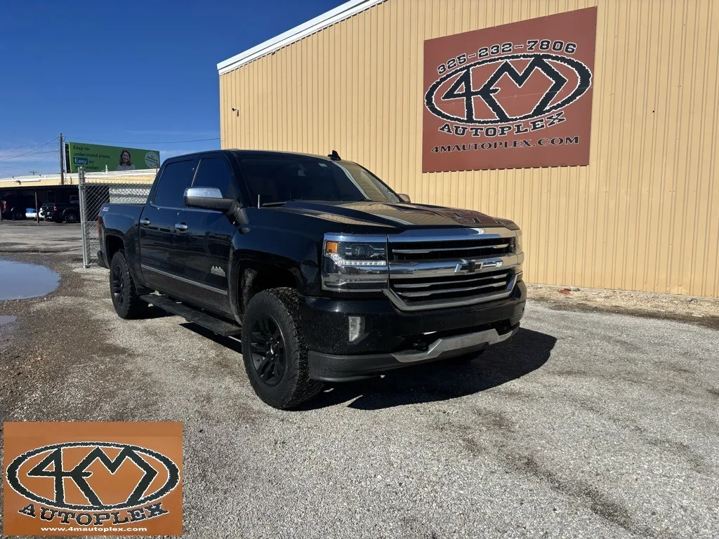 Black 2018 Chevrolet Silverado 1500 High Country for sale in Abilene, TX