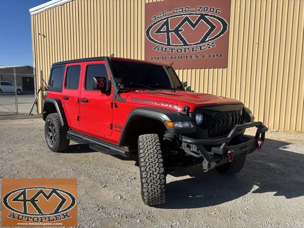 Red 2018 Jeep Wrangler Unlimited Rubicon for sale in Abilene, TX