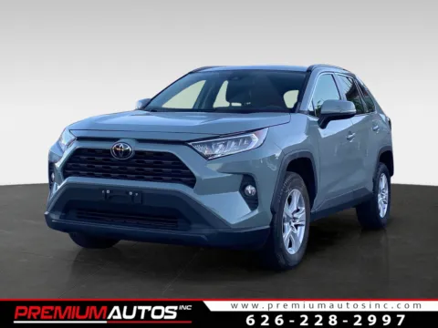 Gray 2021 Toyota RAV4 XLE for sale in South El Monte, CA